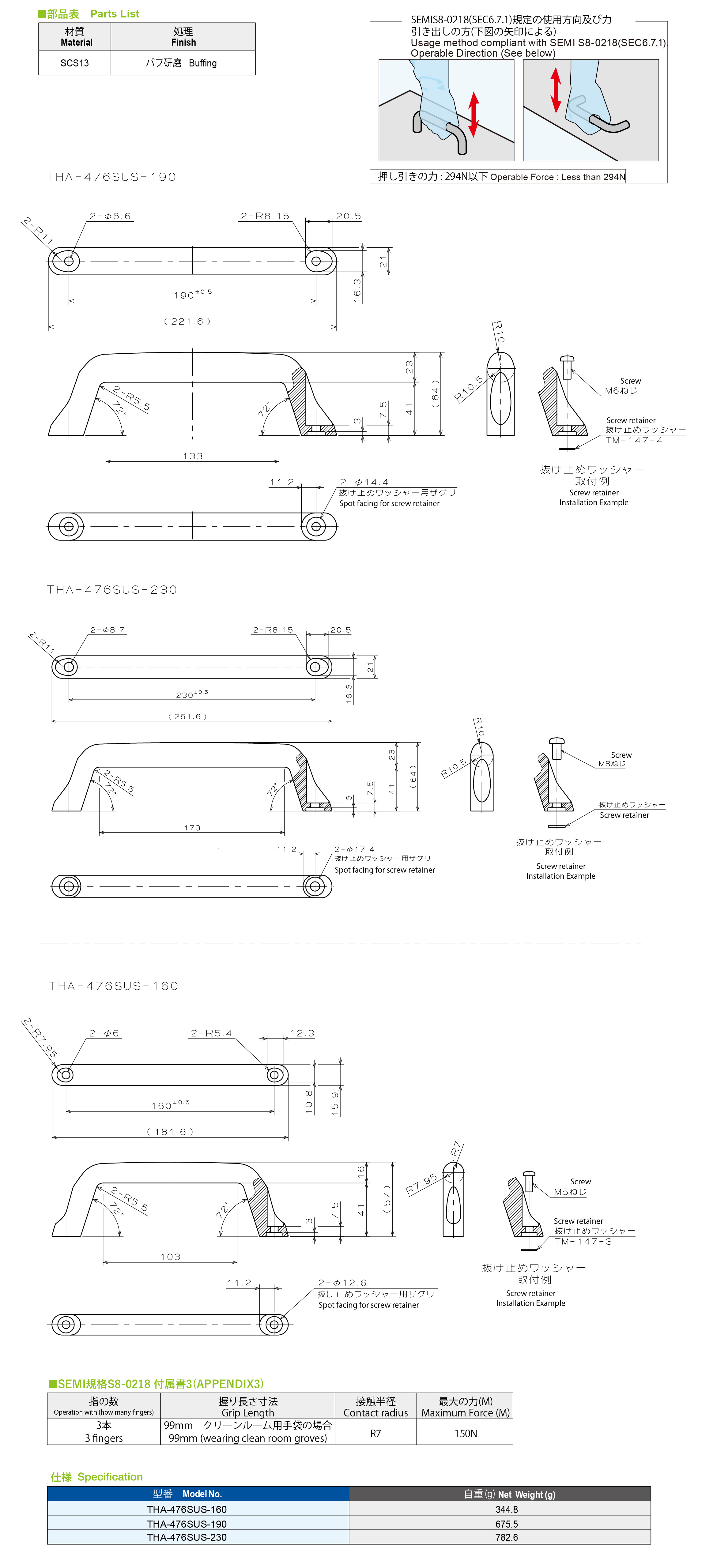 ステンレスパワーグリップ